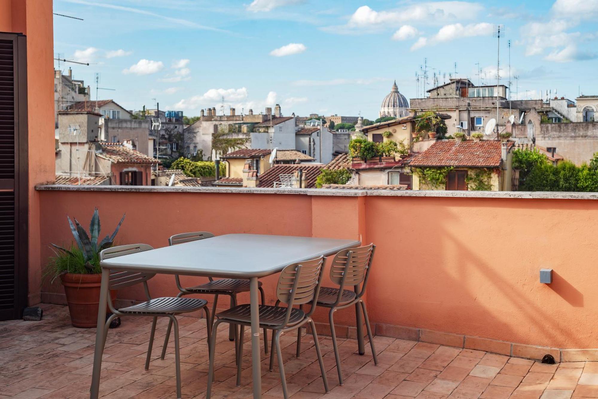 Apartment with Terrace in via del Pellegrino - FromHometoRome Buitenkant foto