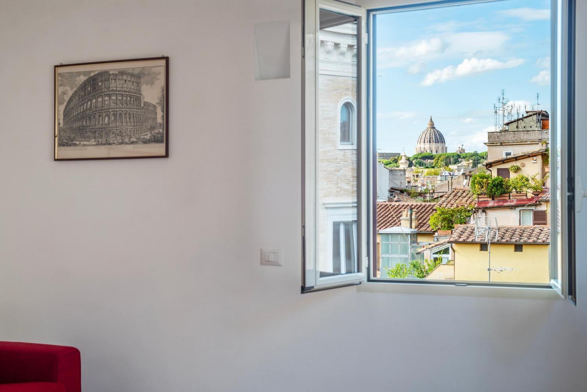 Apartment with Terrace in via del Pellegrino - FromHometoRome Buitenkant foto