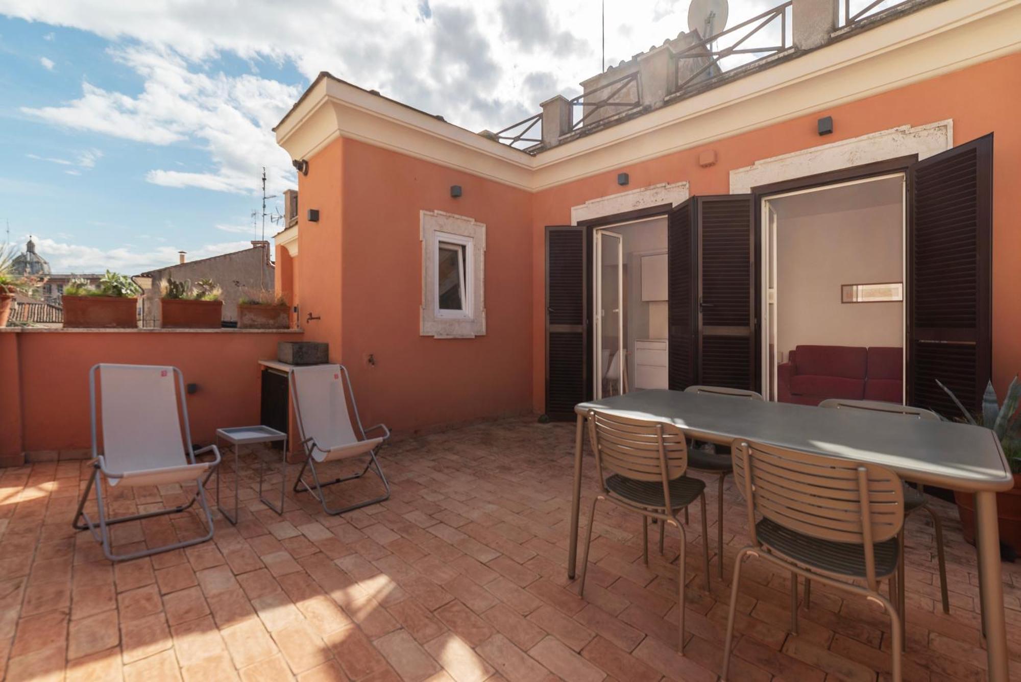Apartment with Terrace in via del Pellegrino - FromHometoRome Buitenkant foto