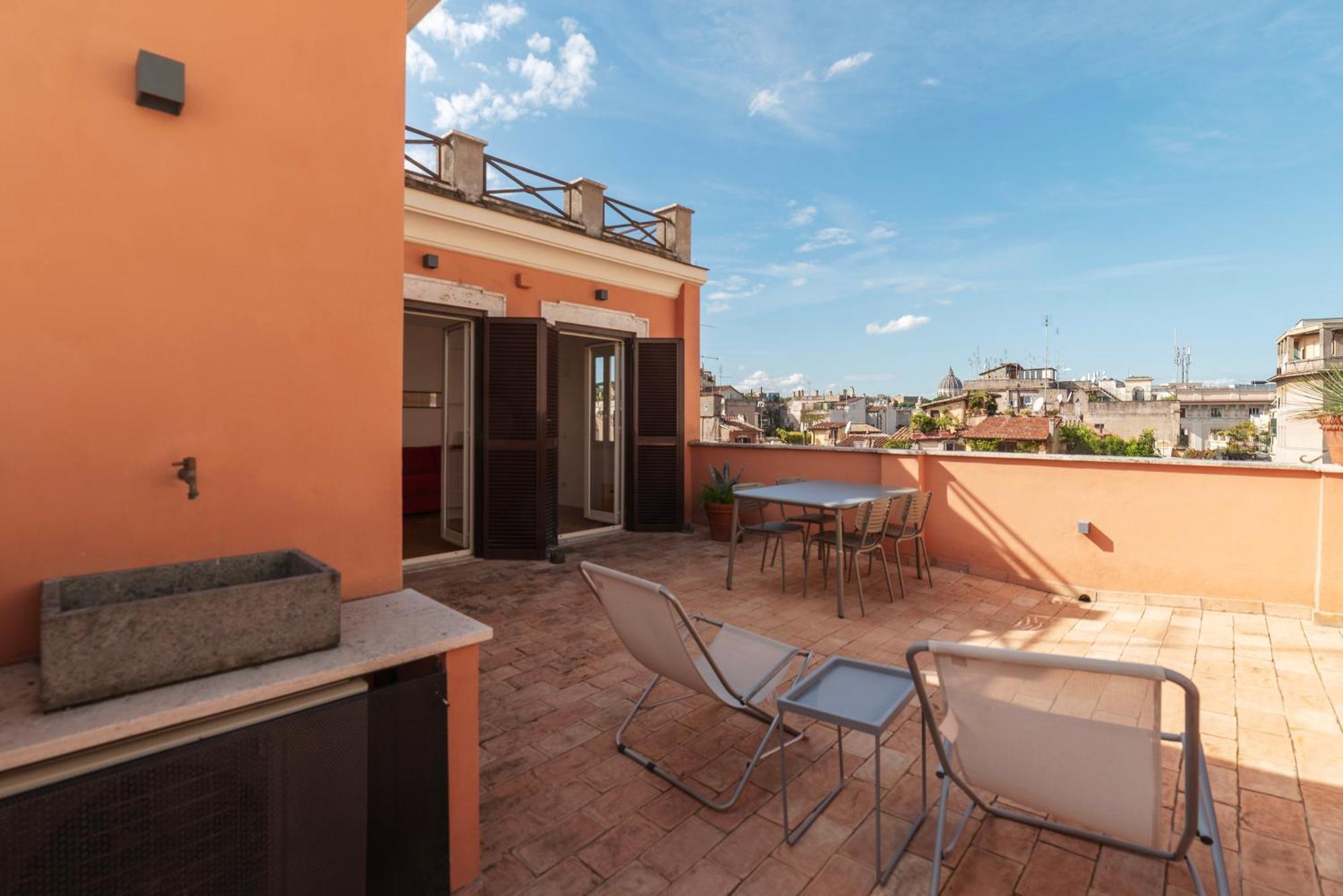 Apartment with Terrace in via del Pellegrino - FromHometoRome Buitenkant foto